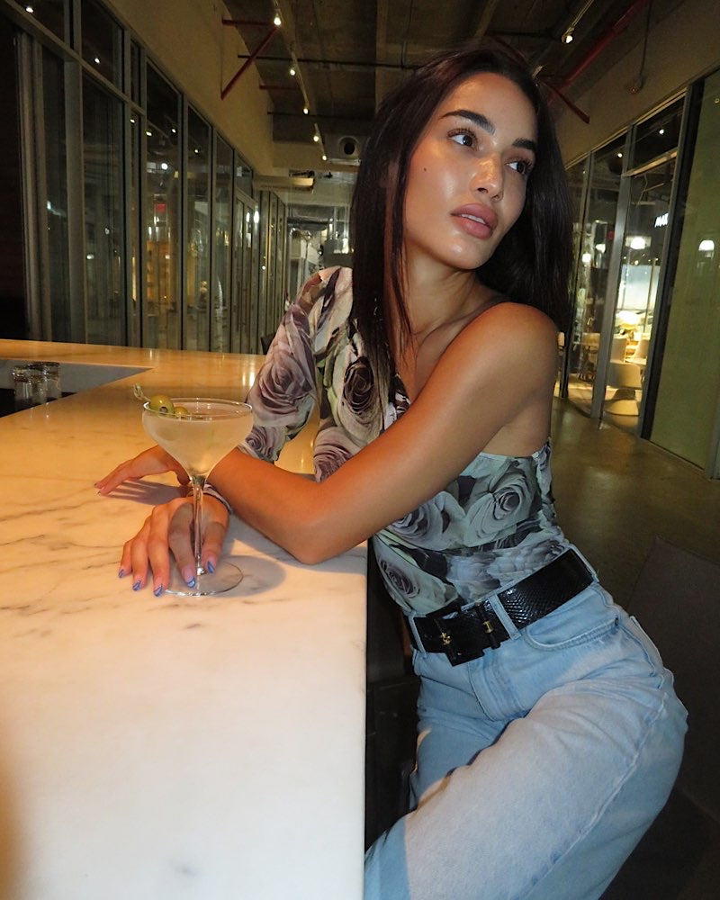 NICOLE ONE SLEEVE IN RÉVEIL MESH