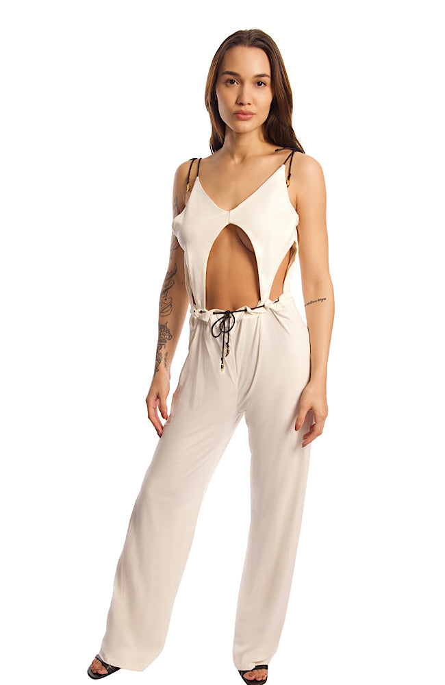 KATE JUMPSUIT IN IVORY