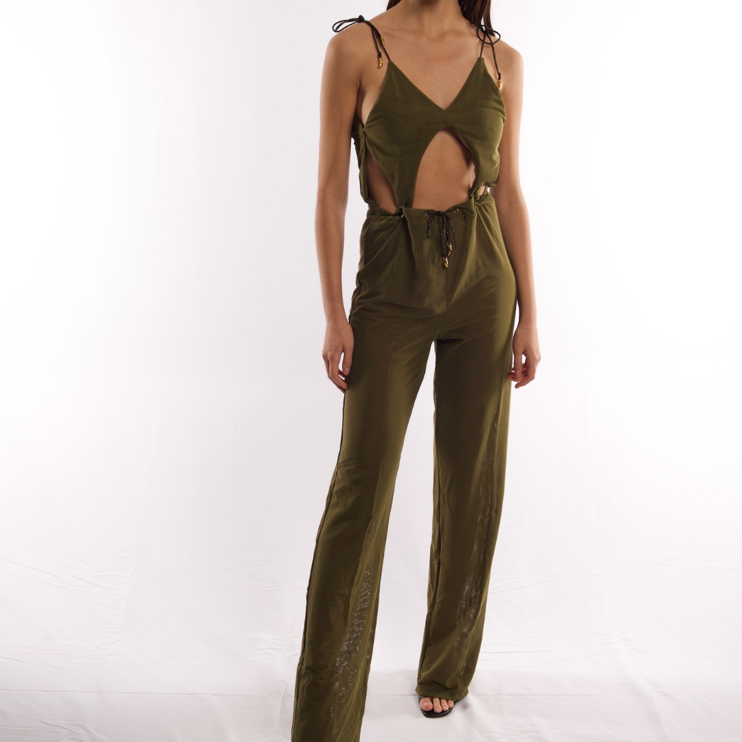 KATE JUMPSUIT IN FOREST