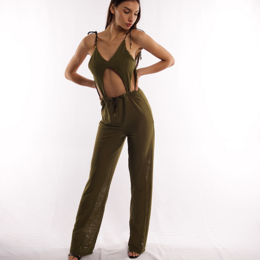 KATE JUMPSUIT IN FOREST